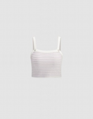 Debardeur Urban Revivo Tricoté Cami Femme Violette | DER7287OI