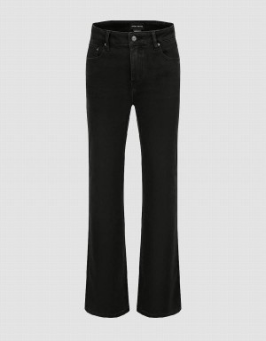 Jean Urban Revivo Droit Femme Noir | OZO6120US