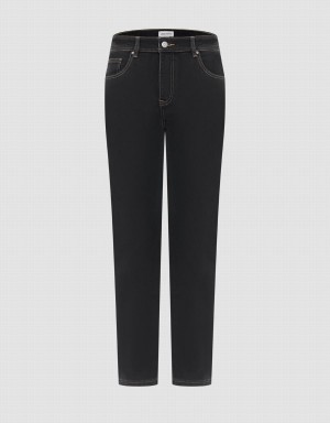 Jean Urban Revivo Droit Fit Homme Noir | CKY4582TD