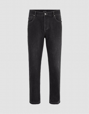 Jean Urban Revivo Droit Homme Noir | OXH162ES