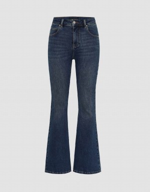 Jean Urban Revivo Flare Femme Bleu | CDT748IE