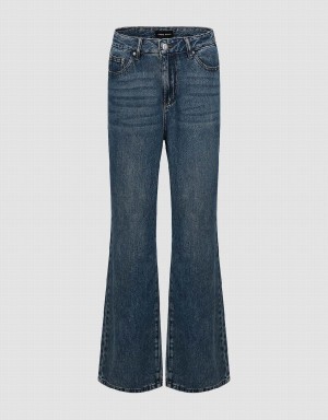 Jean Urban Revivo Larges-Leg Femme Bleu | XBK941SX