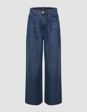 Jean Urban Revivo Larges-Leg Femme Bleu | EKJ1924NX