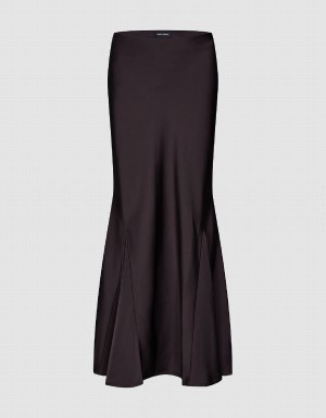 Jupes Urban Revivo Maxi Fishtail Femme Violette | TNJ8896UO