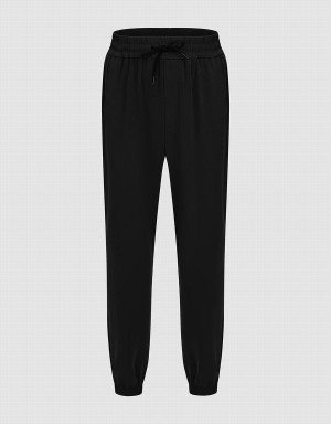 Pantalon Urban Revivo Drawstring Taille Jogger Homme Noir | RYB3357HB