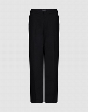 Pantalon Urban Revivo Droit Femme Noir | RAO2955EO