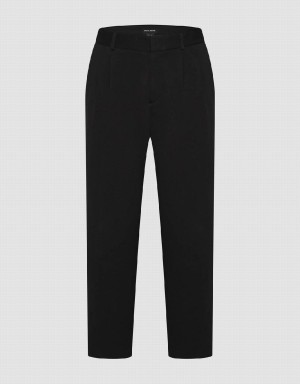 Pantalon Urban Revivo Droit Homme Noir | LDS6681TI