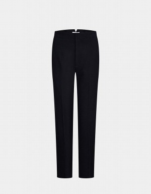 Pantalon Urban Revivo Droit Tailored Femme Noir | CZC6829QU