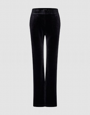 Pantalon Urban Revivo Mince Droit Femme Noir | KKO7423CU