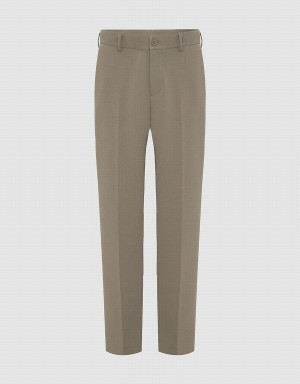 Pantalon Urban Revivo Tailored Carrot Fit Homme Vert | WQU542OH