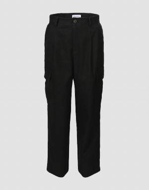 Pantalon Urban Revivo Utility Pocket Femme Noir | IRH5343JO