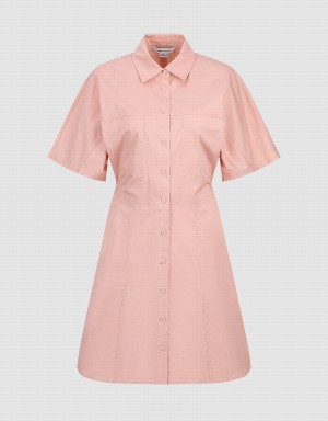 Peignoir Urban Revivo Button Up Femme Rose | EBK3435DB