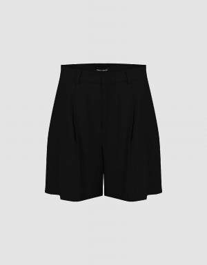 Short Urban Revivo Glamor Regular Femme Noir | XYQ5152RS