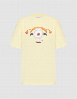 T Shirts Urban Revivo Minions Femme Jaune | PPB8561DY