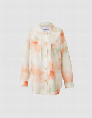 Vestes Urban Revivo Tie Dye Oversized Femme Multicolore | JMA8614FL