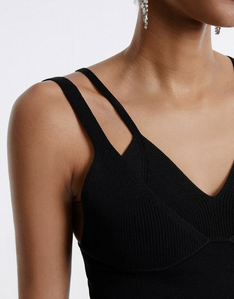 Debardeur Urban Revivo Combination Camisole Femme Noir | KXE7742DT