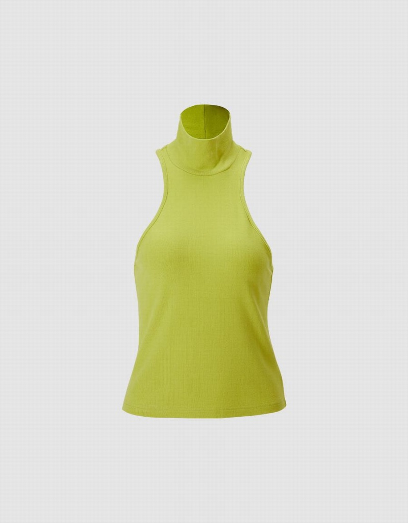 Debardeur Urban Revivo Turtle Neck Femme Vert | NSZ1992RV