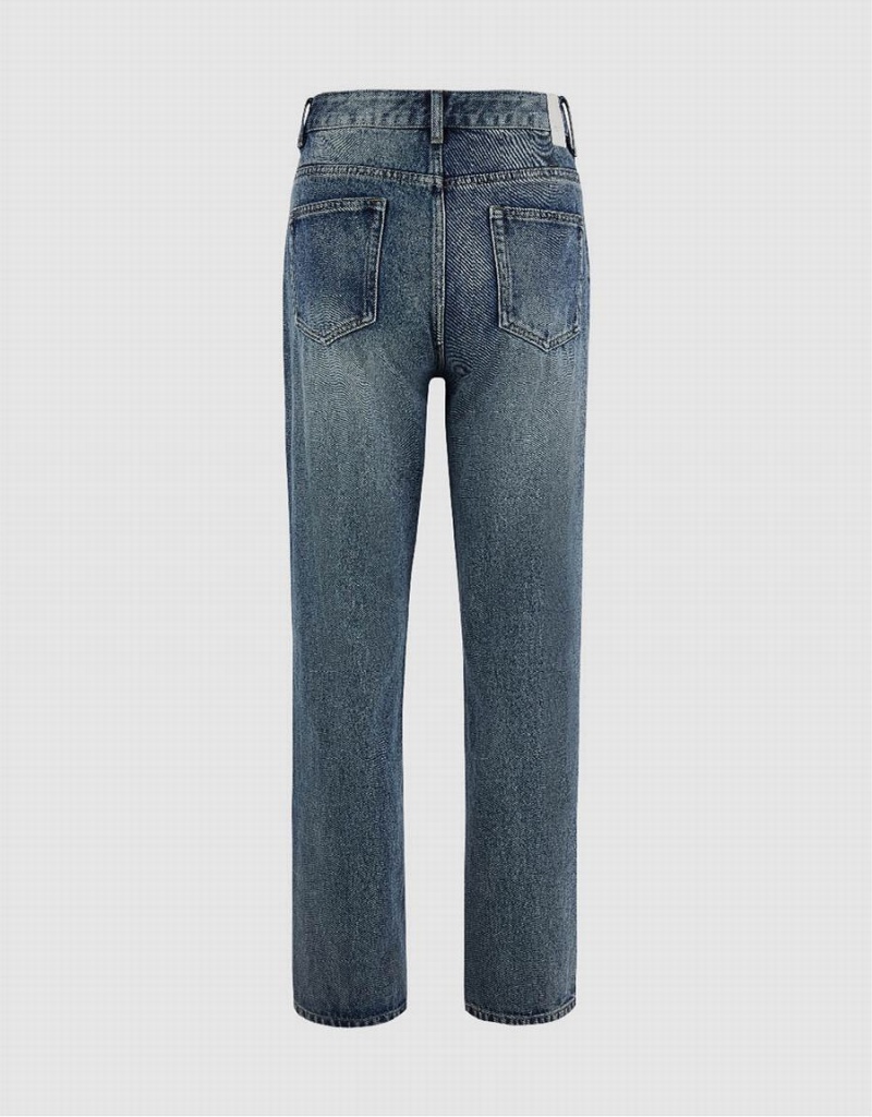 Jean Urban Revivo Droit Homme Bleu | JIU9893FY