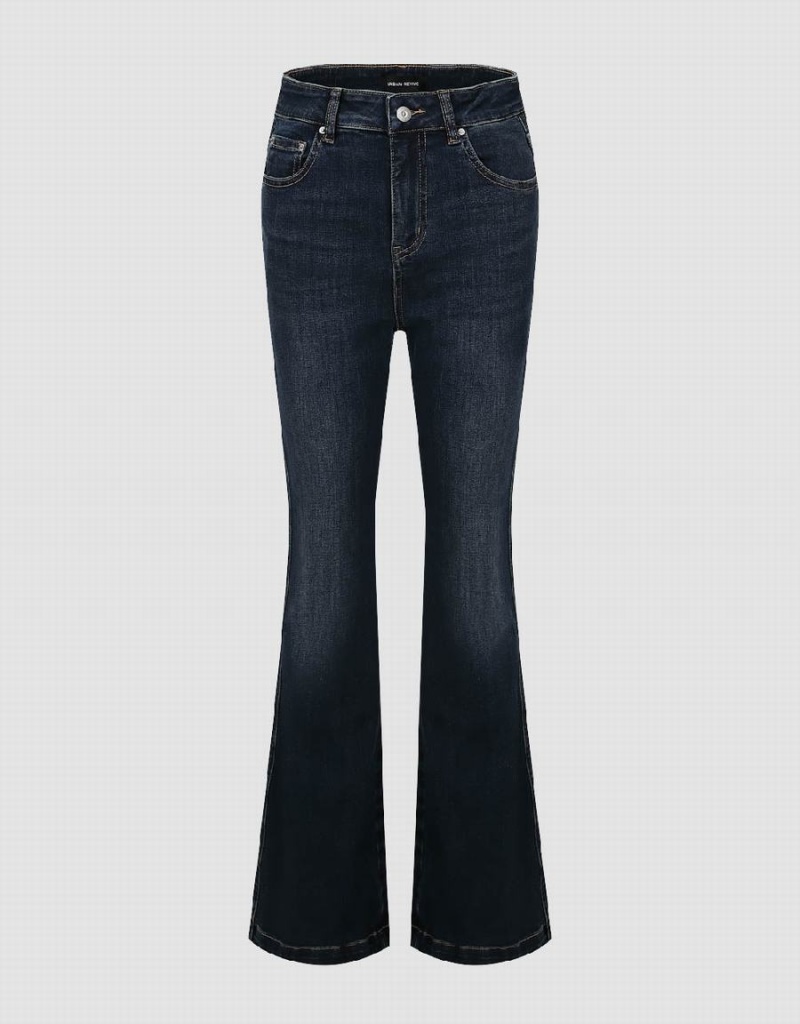 Jean Urban Revivo Flare Femme Bleu | VEC1393ZE