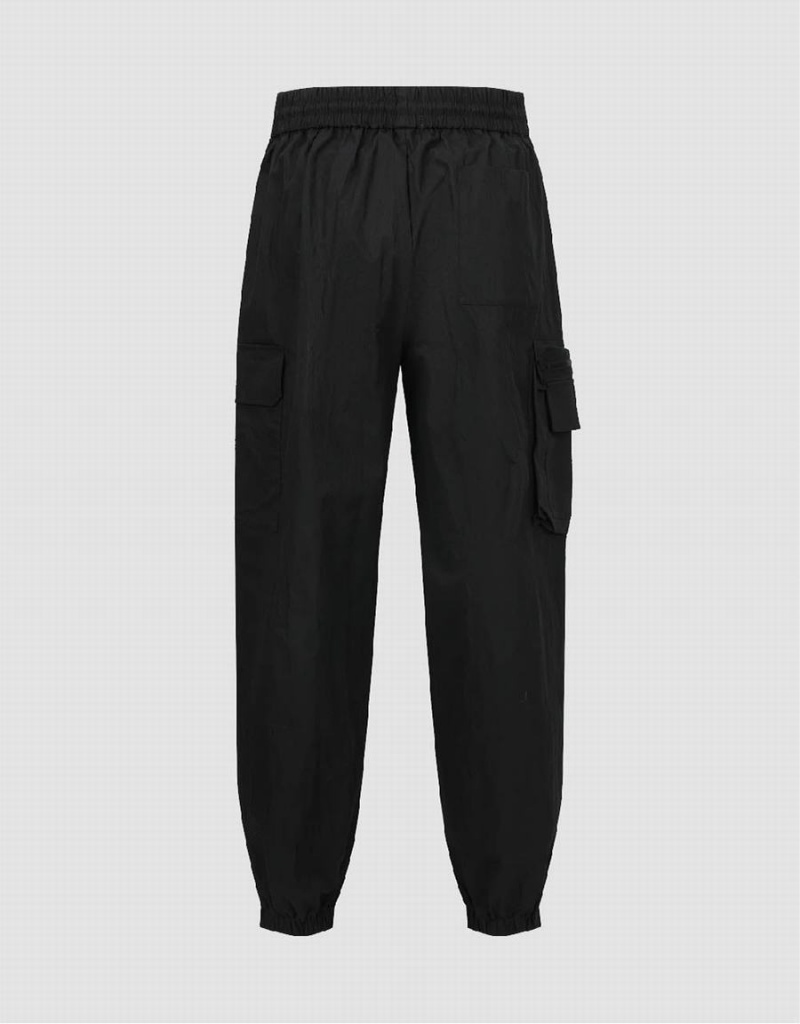 Pantalon Urban Revivo Elastic Taille Jogger Homme Noir | EWT9690RJ