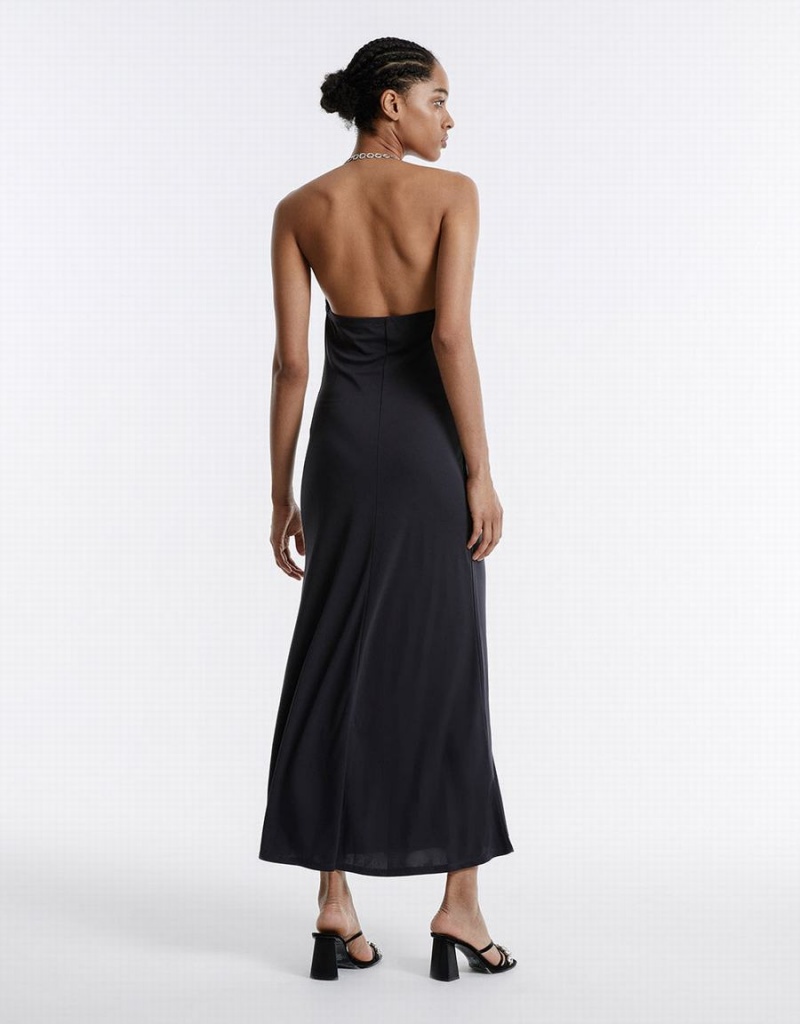 Peignoir Urban Revivo Backless Maxi Femme Grise | RBP5619EJ