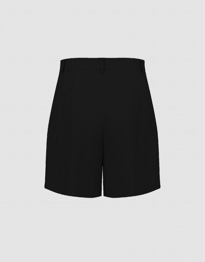 Short Urban Revivo Glamor Regular Femme Noir | XYQ5152RS