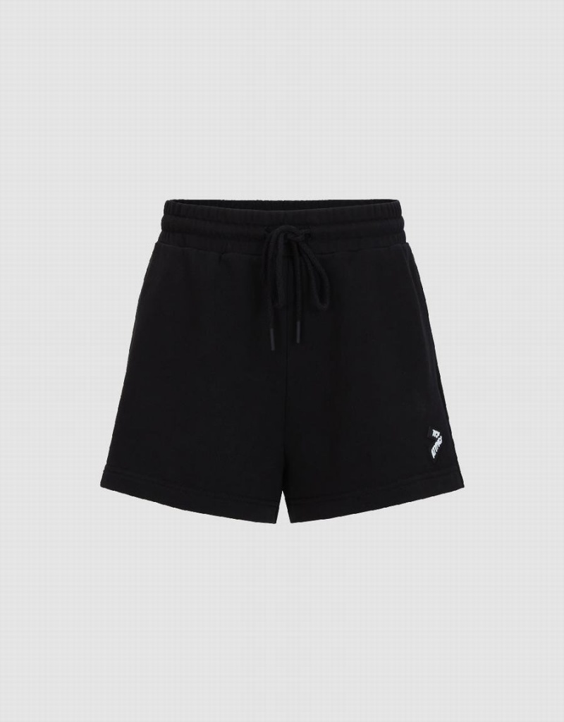 Short Urban Revivo Tricoté Droit Femme Noir | LBV6229WU